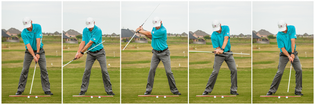 Single Plane Position Trainer (SPPT) Face On Sequence (Vertical)-1 Graves Golf Single Plane Position Trainer
